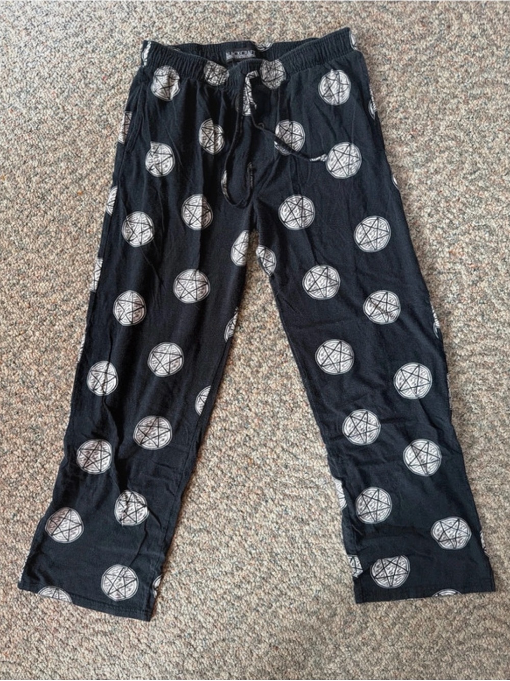 Blackcraft Cult satanic pizza pjs medium